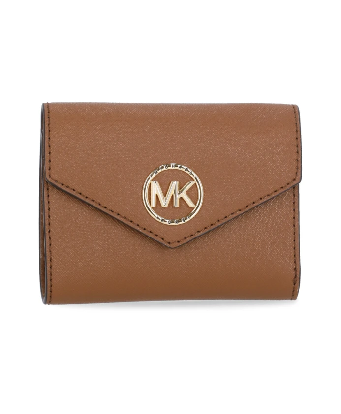 Кошелек из сафьяновой кожи с клапаном. Michael Kors, коричневый
Кошелек из сафьяновой кожи с клапаном. Michael Kors, коричневый