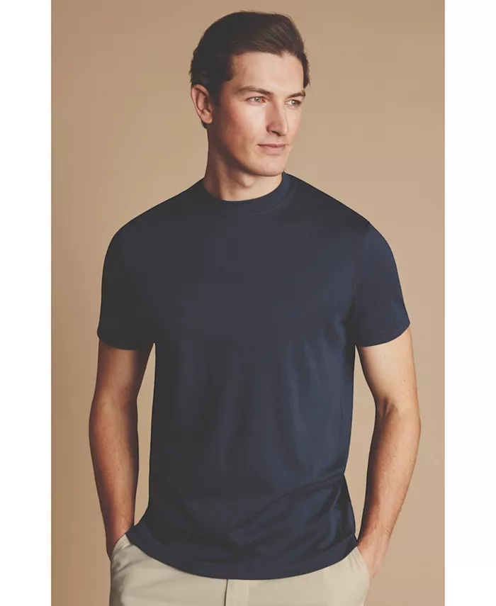 Мужская хлопковая футболка с коротким рукавом Tyrwhitt Tee Charles Tyrwhitt, синий
Мужская хлопковая футболка с коротким рукавом Tyrwhitt Tee Charles Tyrwhitt, синий