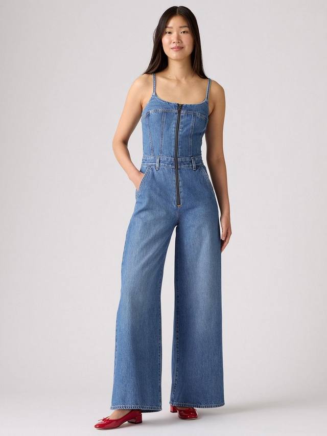 Бюстье с широкими брючинами и без рукавов из хлопкового денима Levi's
Бюстье с широкими брючинами и без рукавов из хлопкового денима Levi's