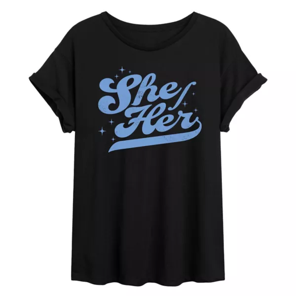 Футболка оверсайз She Her Pride для подростков Unbranded, черный
Футболка оверсайз She Her Pride для подростков Unbranded, черный