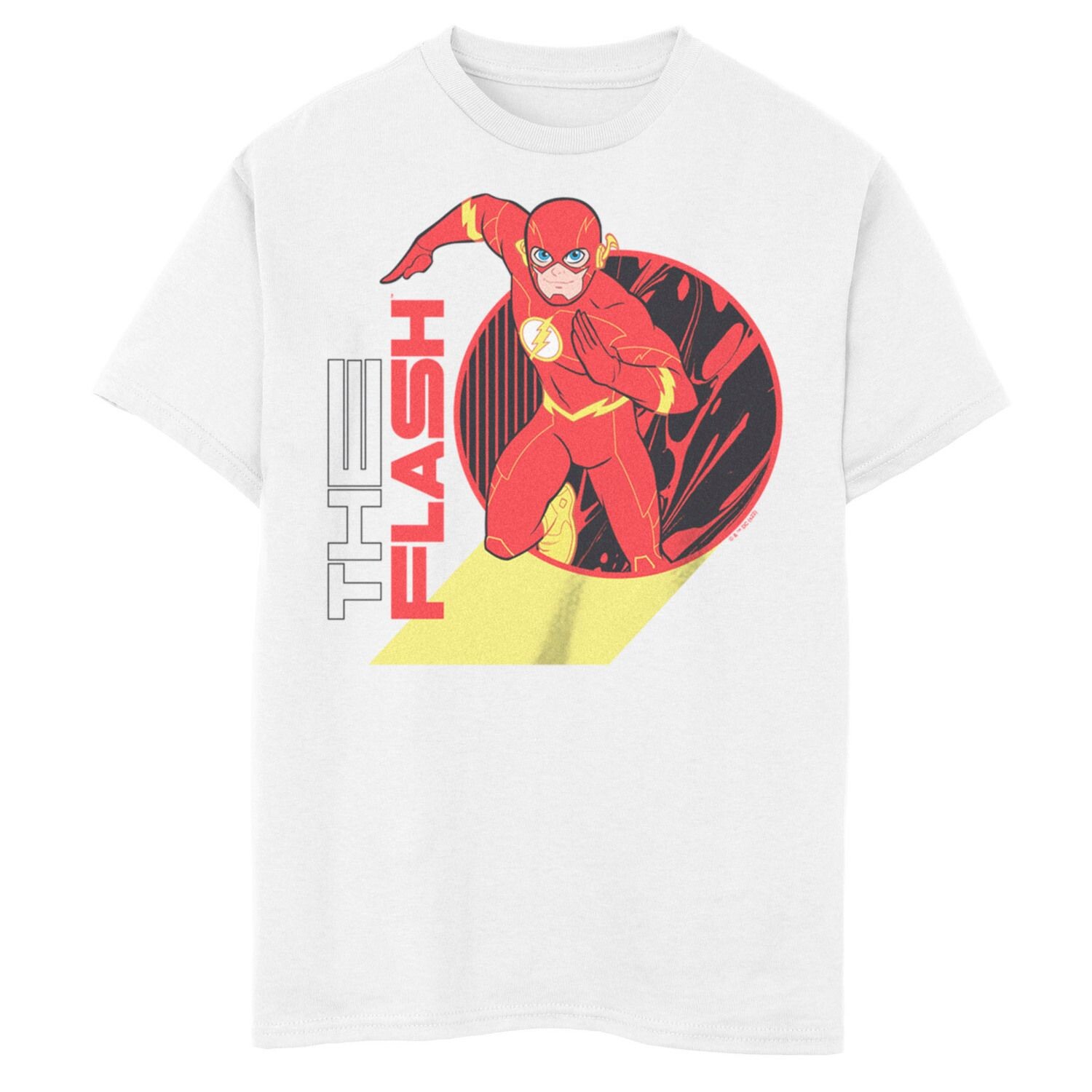 Футболка с рисунком Flash Speed Runner Circle для мальчиков 8–20 лет DC Comics Licensed Character
Футболка с рисунком Flash Speed Runner Circle для мальчиков 8–20 лет DC Comics Licensed Character