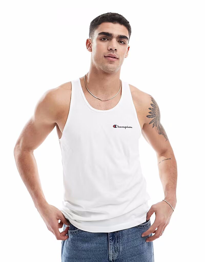 Майка Champion tank in white 
Майка Champion tank in white