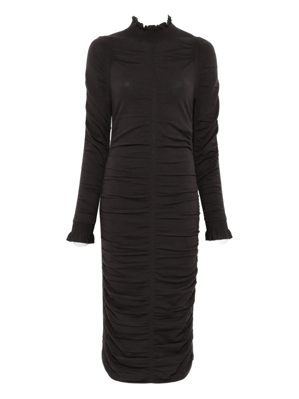 Платье со сборками Twinset, коричневый
Платье со сборками Twinset, коричневый