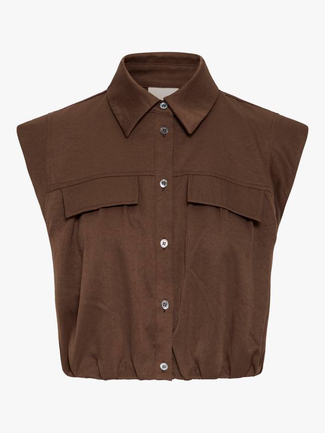 Обрезанная безрукавка Stella ICHI, Chestnut
Обрезанная безрукавка Stella ICHI, Chestnut