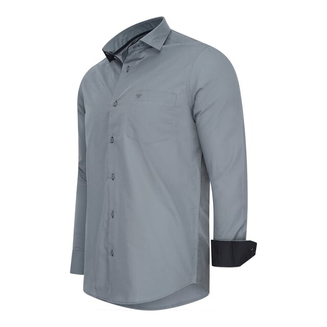 Рубашка однотонная серая Cappuccino Italia, серый
Рубашка однотонная серая Cappuccino Italia, серый