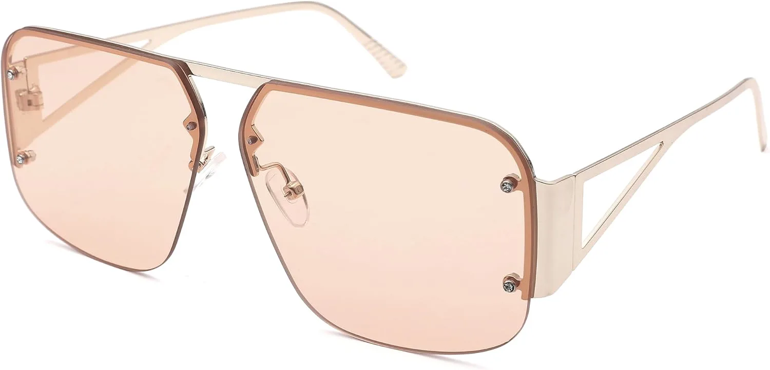 Модные солнцезащитные очки-авиаторы для женщин и мужчин в металлической оправе в стиле ретро, очки Lentes De Sol Para Mujer Melpomenia, A1 Gold / Brown
Модные солнцезащитные очки-авиаторы для женщин и мужчин в металлической оправе в стиле ретро, очки Lentes De Sol Para Mujer Melpomenia, A1 Gold / Brown