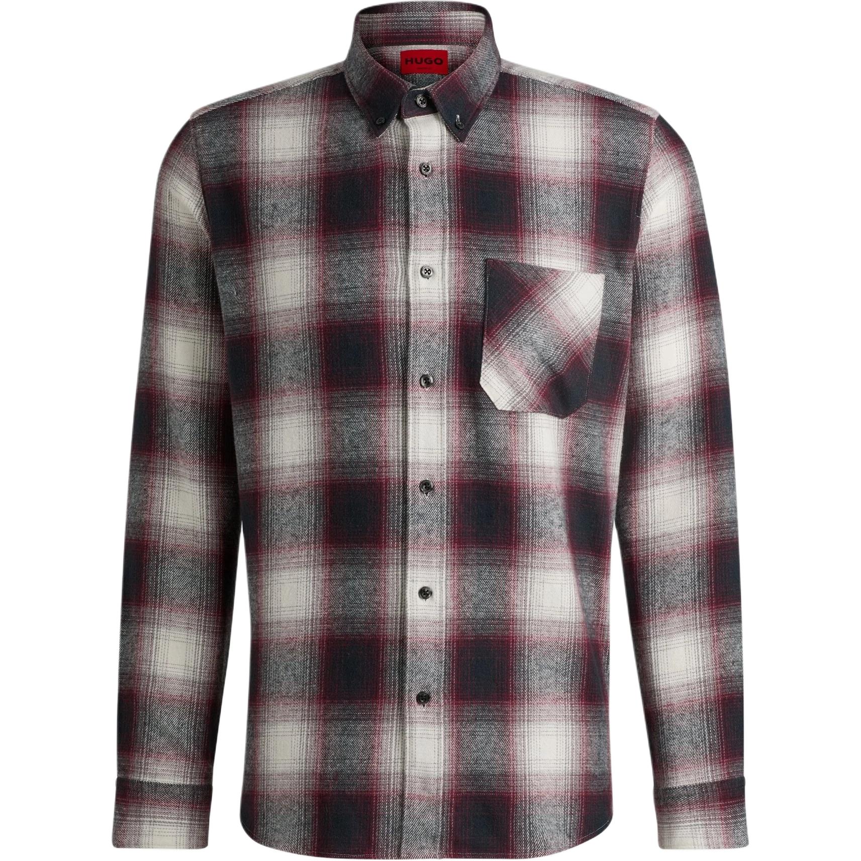 Хлопковая рубашка HUGO BOSS, розовая
Хлопковая рубашка HUGO BOSS, розовая