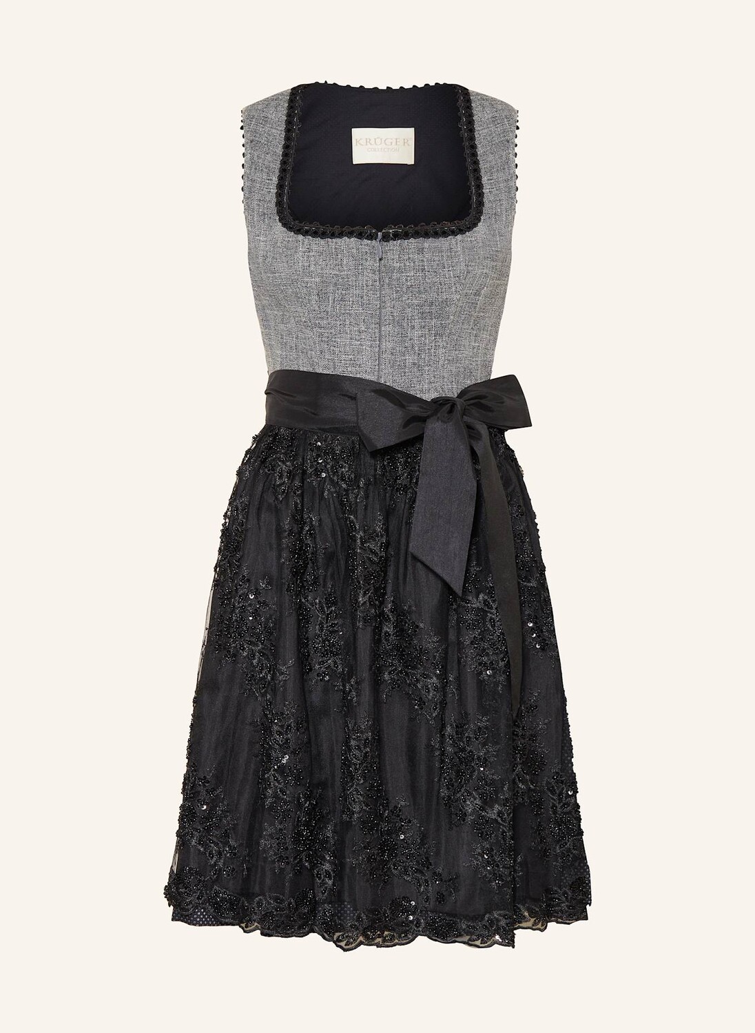 Широкая юбка в сборку Krüger, черный 
Широкая юбка в сборку Krüger, черный