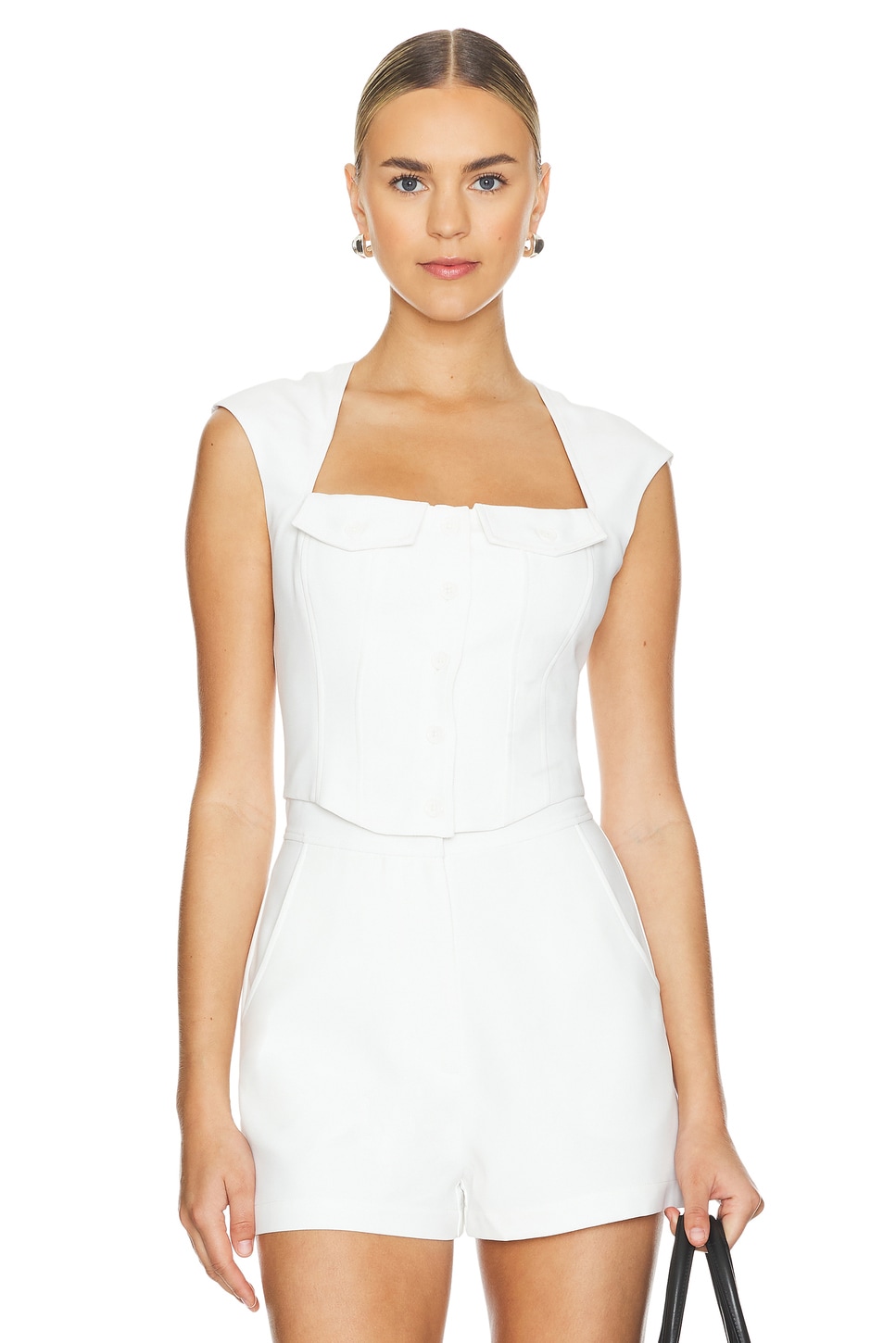 Ривз топ Amanda Uprichard, белый
Ривз топ Amanda Uprichard, белый