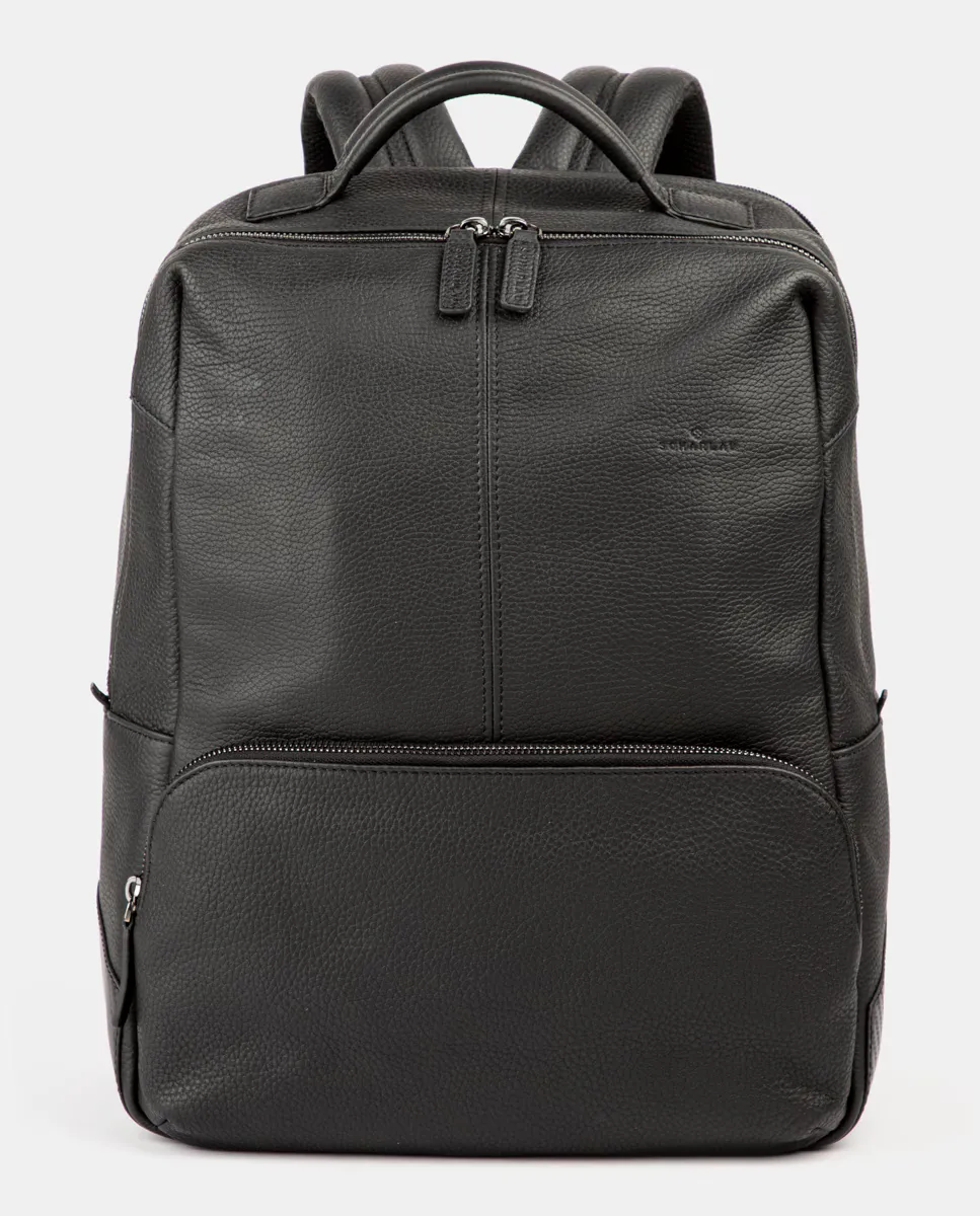 Черный кожаный рюкзак Scharlau
Черный кожаный рюкзак Scharlau