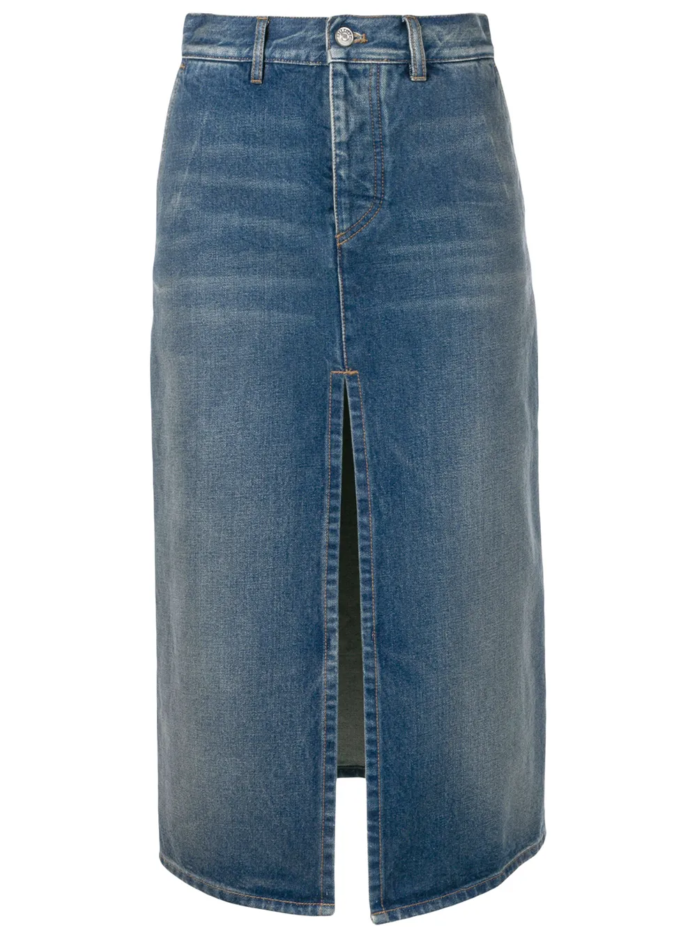 Юбка с разрезом спереди BALENCIAGA, синий
Юбка с разрезом спереди BALENCIAGA, синий