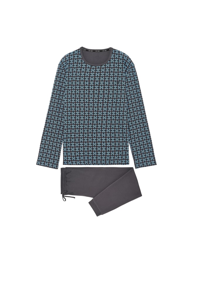 HOM Пижама Aloys Long Sleepwear темно-серого цвета с принтом
HOM Пижама Aloys Long Sleepwear темно-серого цвета с принтом