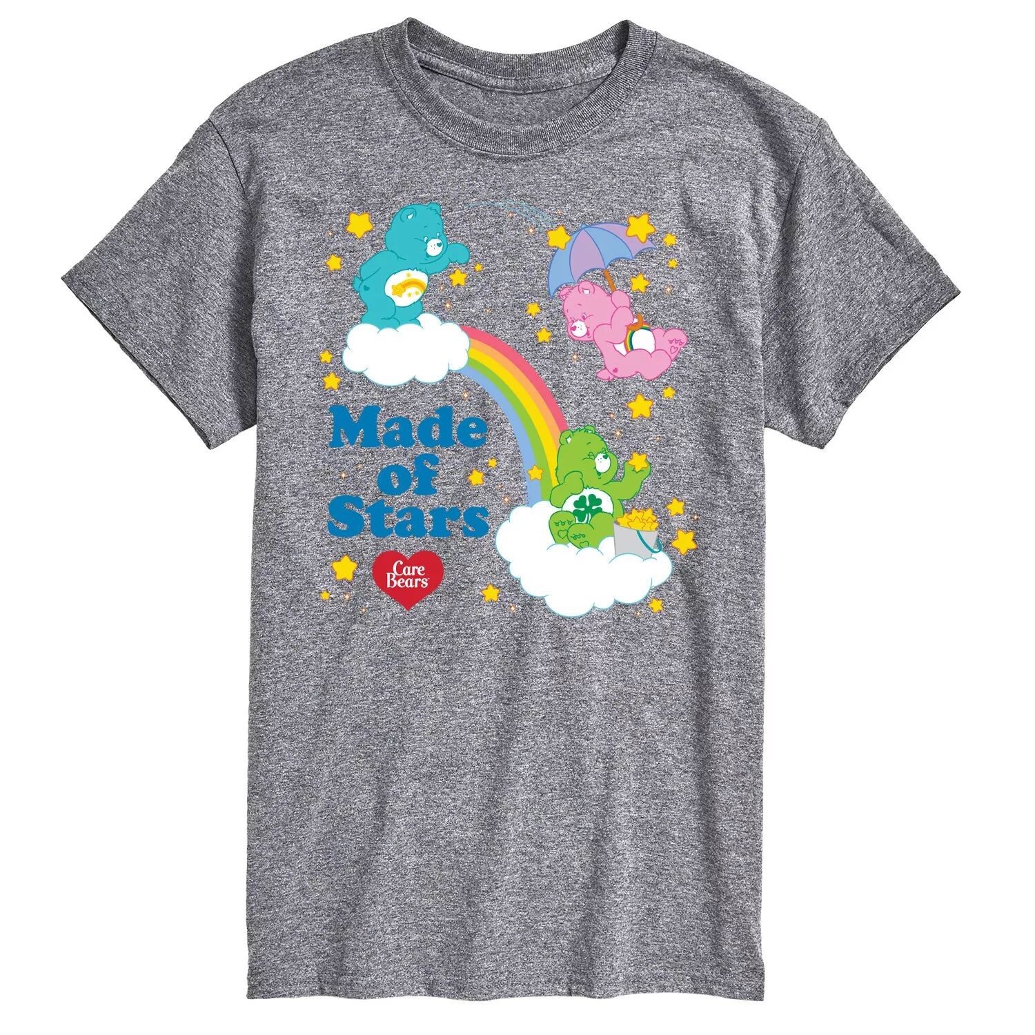 Футболка с рисунком Big & Tall Care Bears Made Of Stars Licensed Character, серый
Футболка с рисунком Big & Tall Care Bears Made Of Stars Licensed Character, серый