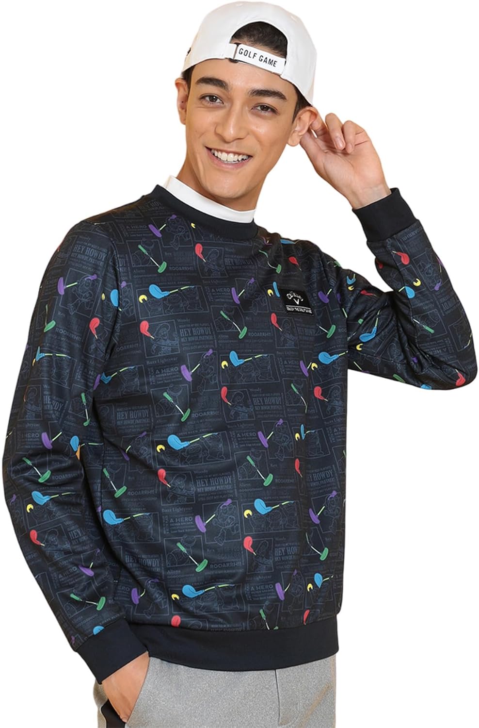 Мужская толстовка Callaway C24217132 с круглым вырезом, созданная в сотрудничестве с персонажами мультфильма «История игрушек» / для гольфа, темно-синий
Мужская толстовка Callaway C24217132 с круглым вырезом, созданная в сотрудничестве с персонажами мультфильма «История игрушек» / для гольфа, темно-синий