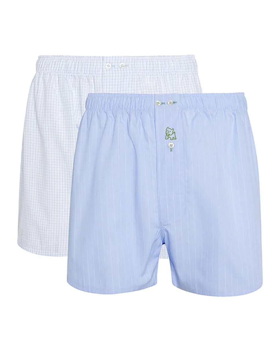 Комплект из 2 хлопковых боксеров Kiff-Kiff, белый 
Комплект из 2 хлопковых боксеров Kiff-Kiff, белый