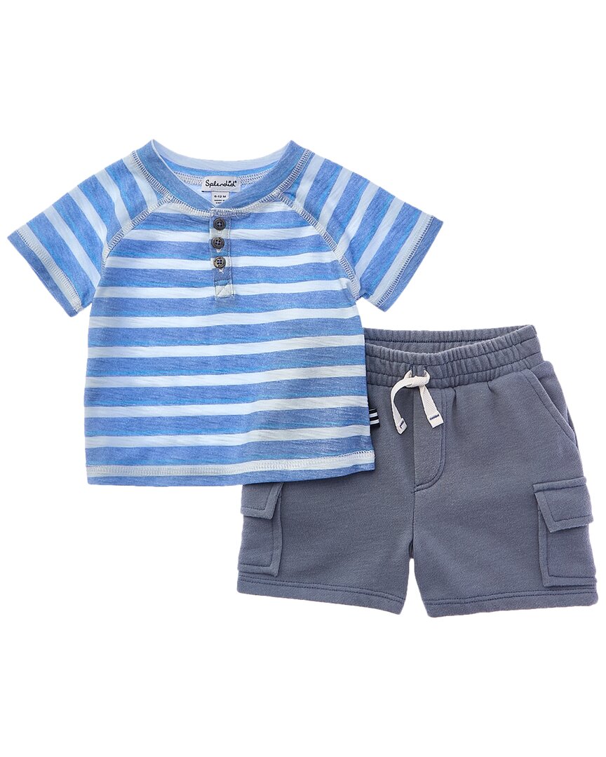 Великолепный комплект из 2 предметов: футболка с планкой и шорты Horizon Splendid, синий
Великолепный комплект из 2 предметов: футболка с планкой и шорты Horizon Splendid, синий