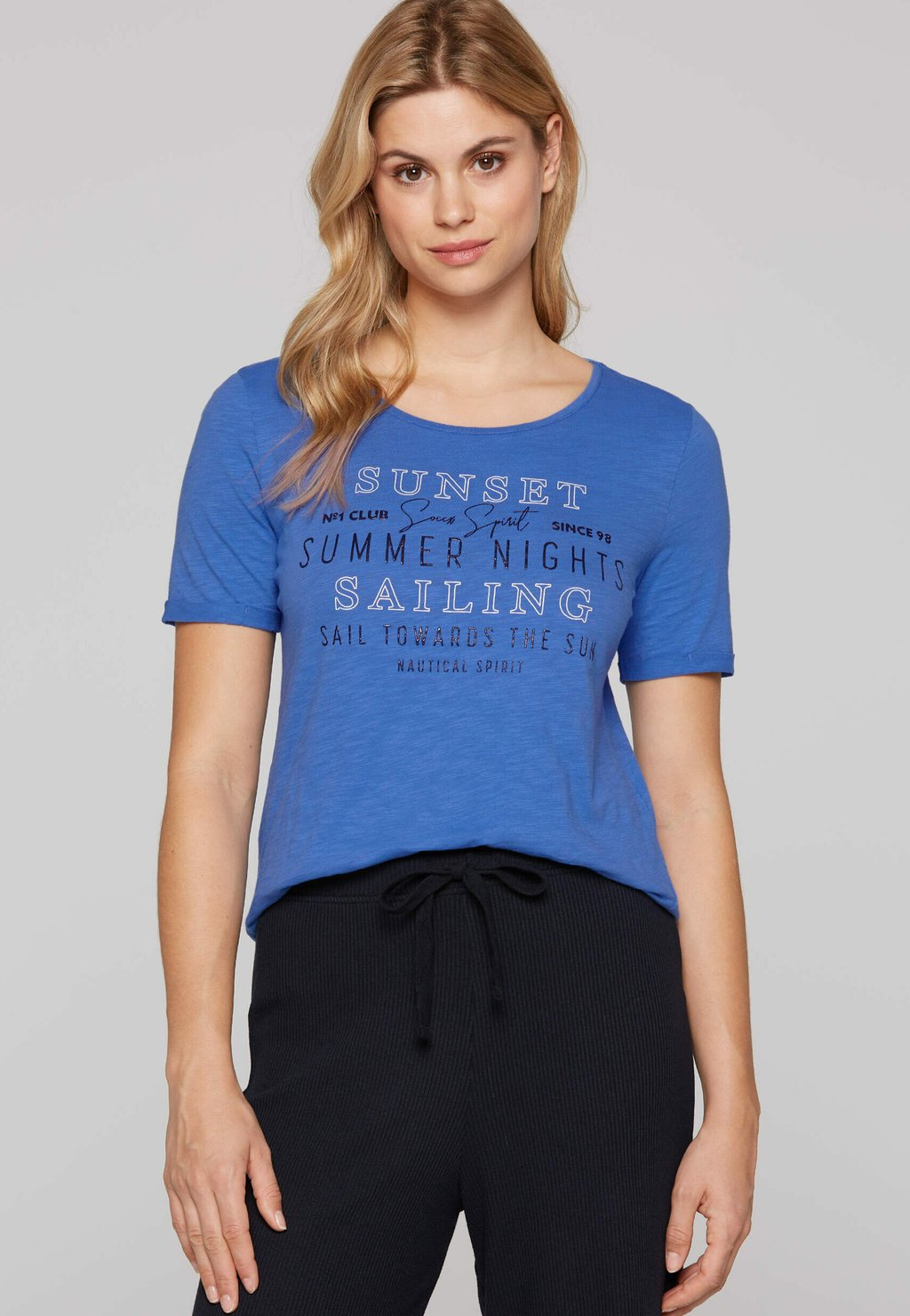 Футболка с принтом Soccx, синий
Футболка с принтом Soccx, синий