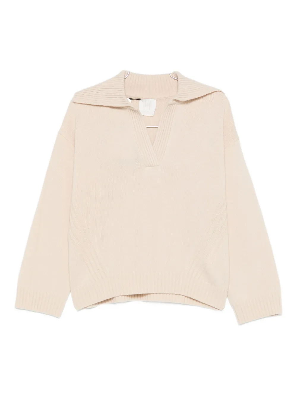 Вязаный свитер с V-образным вырезом Dotto Monochrome, кремовый
Вязаный свитер с V-образным вырезом Dotto Monochrome, кремовый