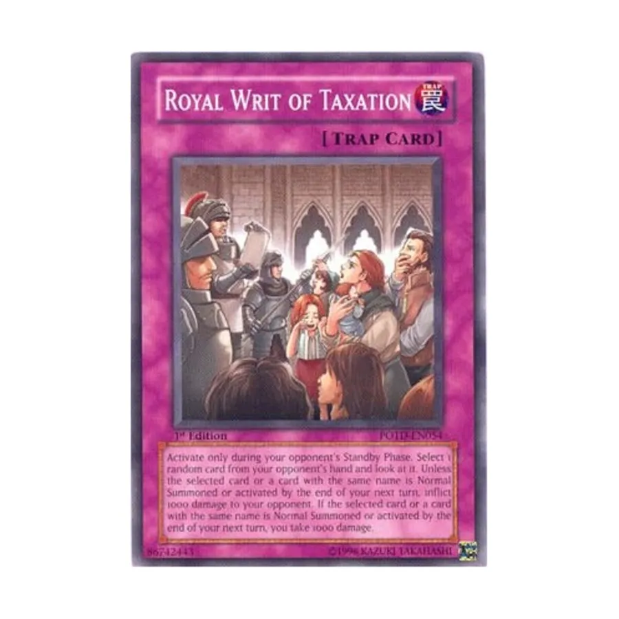 CCG Королевский приказ о налогообложении (общий), Yu-Gi-Oh - Power of the Duelist - Singles
CCG Королевский приказ о налогообложении (общий), Yu-Gi-Oh - Power of the Duelist - Singles