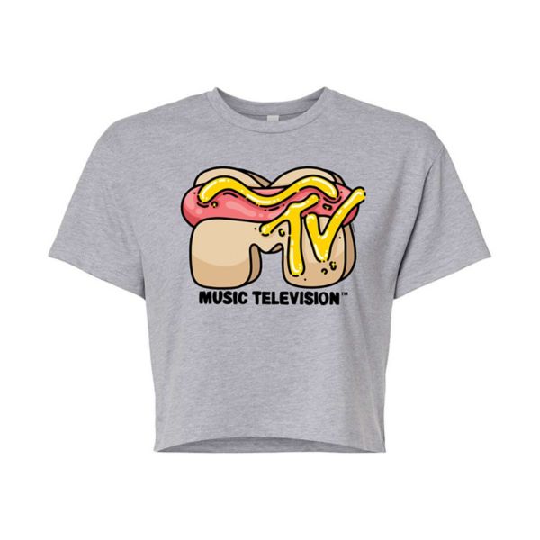 Укороченная футболка с изображением хот-дога MTV от Juniors Licensed Character, серый
Укороченная футболка с изображением хот-дога MTV от Juniors Licensed Character, серый