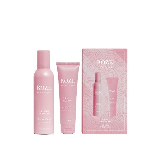 Набор: мусс для волос, 250 мл + крем для вьющихся волос, 150 мл Roze Avenue
Набор: мусс для волос, 250 мл + крем для вьющихся волос, 150 мл Roze Avenue