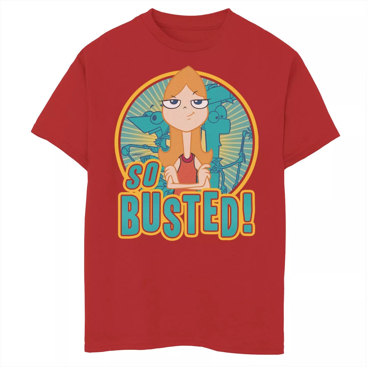 Футболка с плакатом Disney's Phineas & Ferb для мальчиков 8–20 лет So Busted Disney
Футболка с плакатом Disney's Phineas & Ferb для мальчиков 8–20 лет So Busted Disney