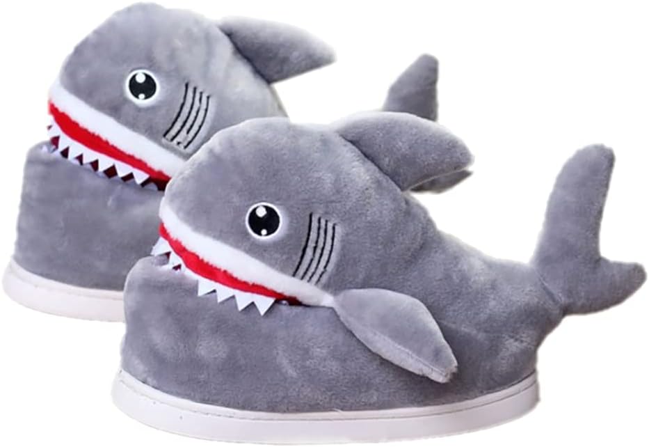 Взрослые тапочки WYIKE унисекс с изображением слона и хомячка- удобные, теплые хлопковые тапочки с мультяшными животными, Shark
Взрослые тапочки WYIKE унисекс с изображением слона и хомячка- удобные, теплые хлопковые тапочки с мультяшными животными, Shark