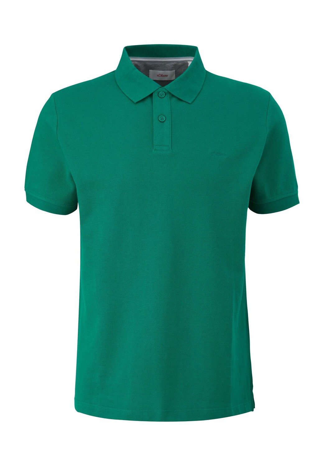 Рубашка-поло, рукав 1/2, вышивка логотипа, мужская s.Oliver, зеленый 
Рубашка-поло, рукав 1/2, вышивка логотипа, мужская s.Oliver, зеленый