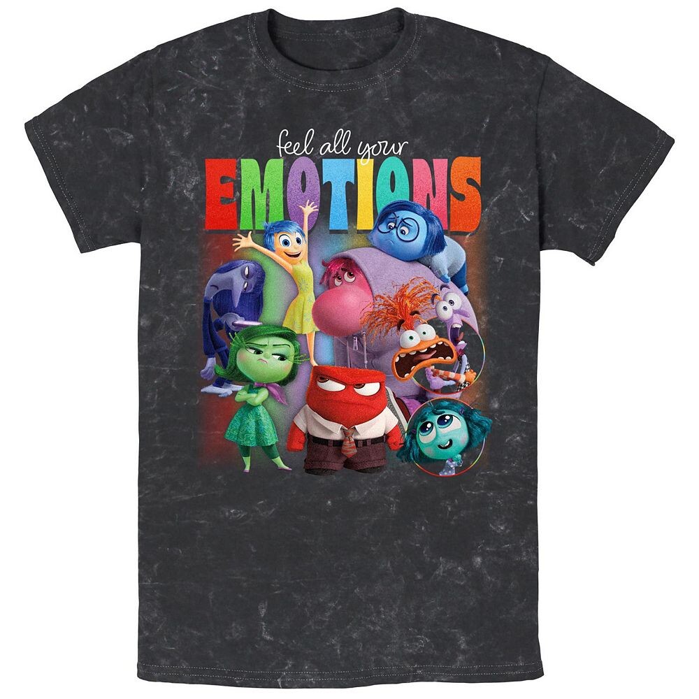 Мужская футболка с графическим рисунком Inside Out 2 Feel All Your Emotions Group Shot, минеральная стирка Disney / Pixar, черный
Мужская футболка с графическим рисунком Inside Out 2 Feel All Your Emotions Group Shot, минеральная стирка Disney / Pixar, черный