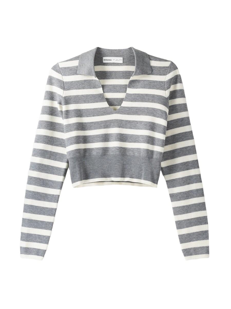 Свитер Bershka, серый
Свитер Bershka, серый