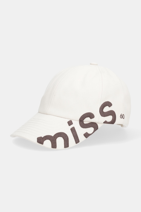 Хлопковая бейсболка Miss Sixty, бежевый
Хлопковая бейсболка Miss Sixty, бежевый
