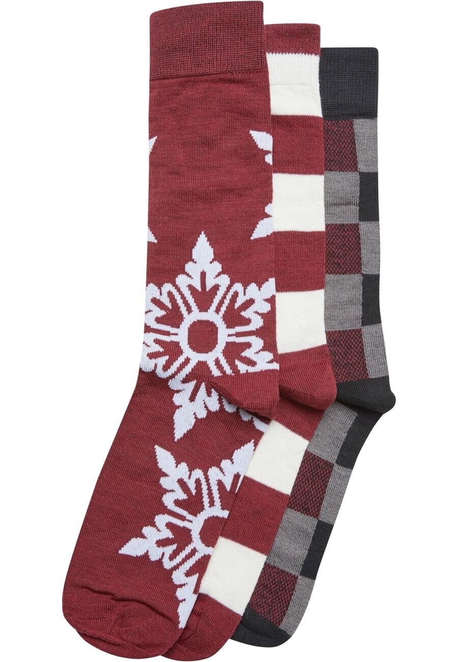 Носки Urban Classics Socks Christmas Snowflakes, цвет Blue/Burgundy
Носки Urban Classics Socks Christmas Snowflakes, цвет Blue/Burgundy