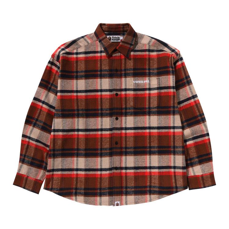 Рубашка BAPE Check Flannel Shirt, Red
Рубашка BAPE Check Flannel Shirt, Red