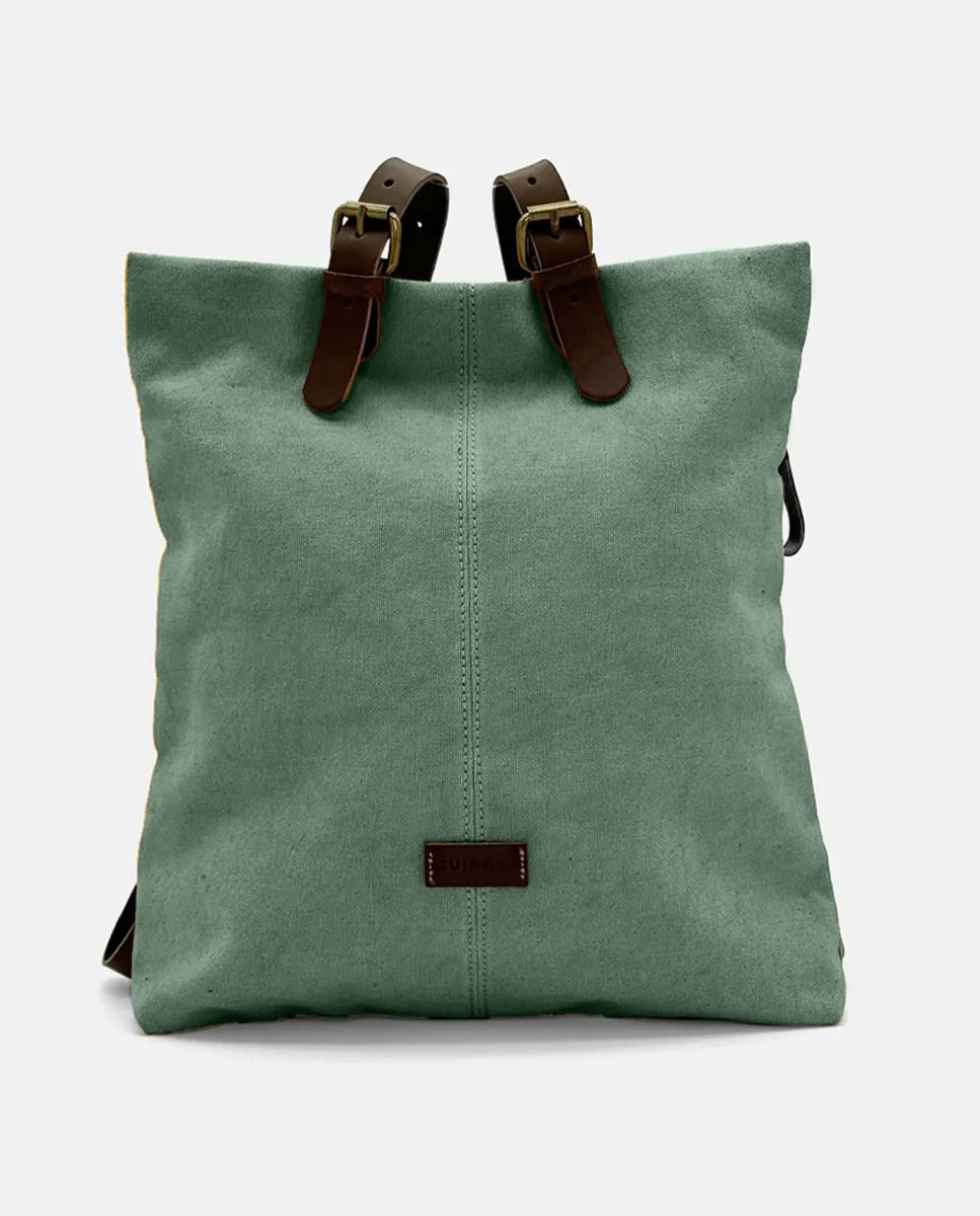 Большой рюкзак из ткани CANVAS с регулируемыми кожаными ручками CUIROTS, зеленый
Большой рюкзак из ткани CANVAS с регулируемыми кожаными ручками CUIROTS, зеленый