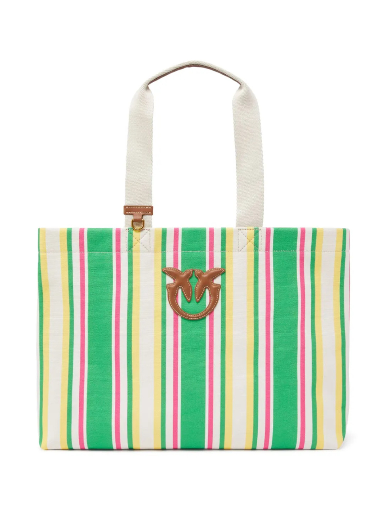 PINKO сумка-тоут в полоску, зеленый
PINKO сумка-тоут в полоску, зеленый