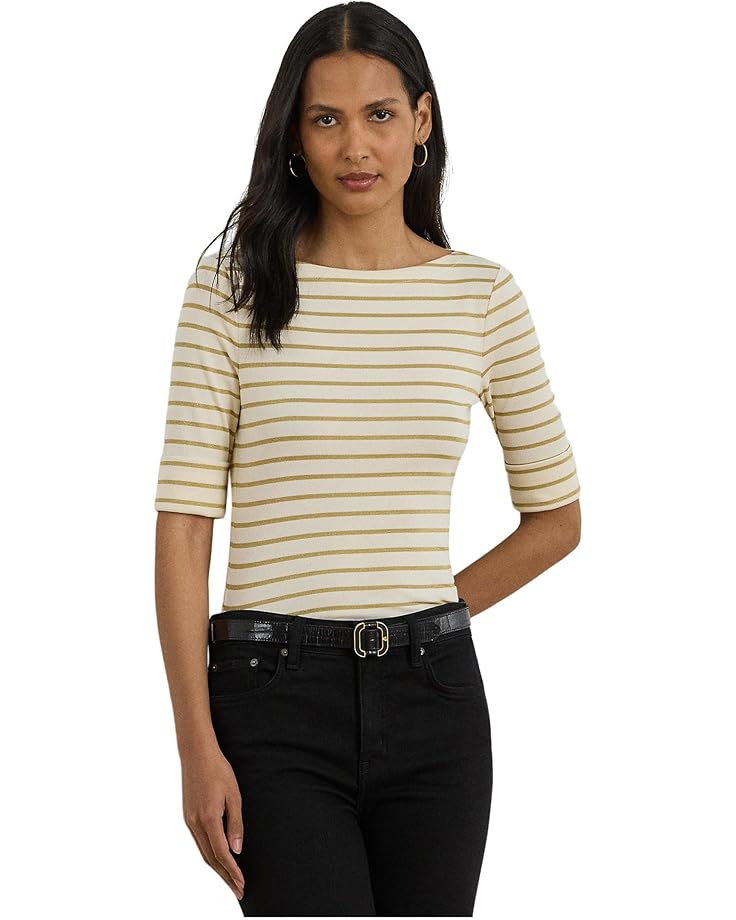 Женская футболка Lauren Ralph Lauren Metallic Striped Boatneck, Mascarpone Cream/Gold Metallic, Золотой, Женская футболка Lauren Ralph Lauren Metallic Striped Boatneck, Mascarpone Cream/Gold Metallic
Женская футболка Lauren Ralph Lauren Metallic Striped Boatneck, Mascarpone Cream/Gold Metallic, Золотой, Женская футболка Lauren Ralph Lauren Metallic Striped Boatneck, Mascarpone Cream/Gold Metallic