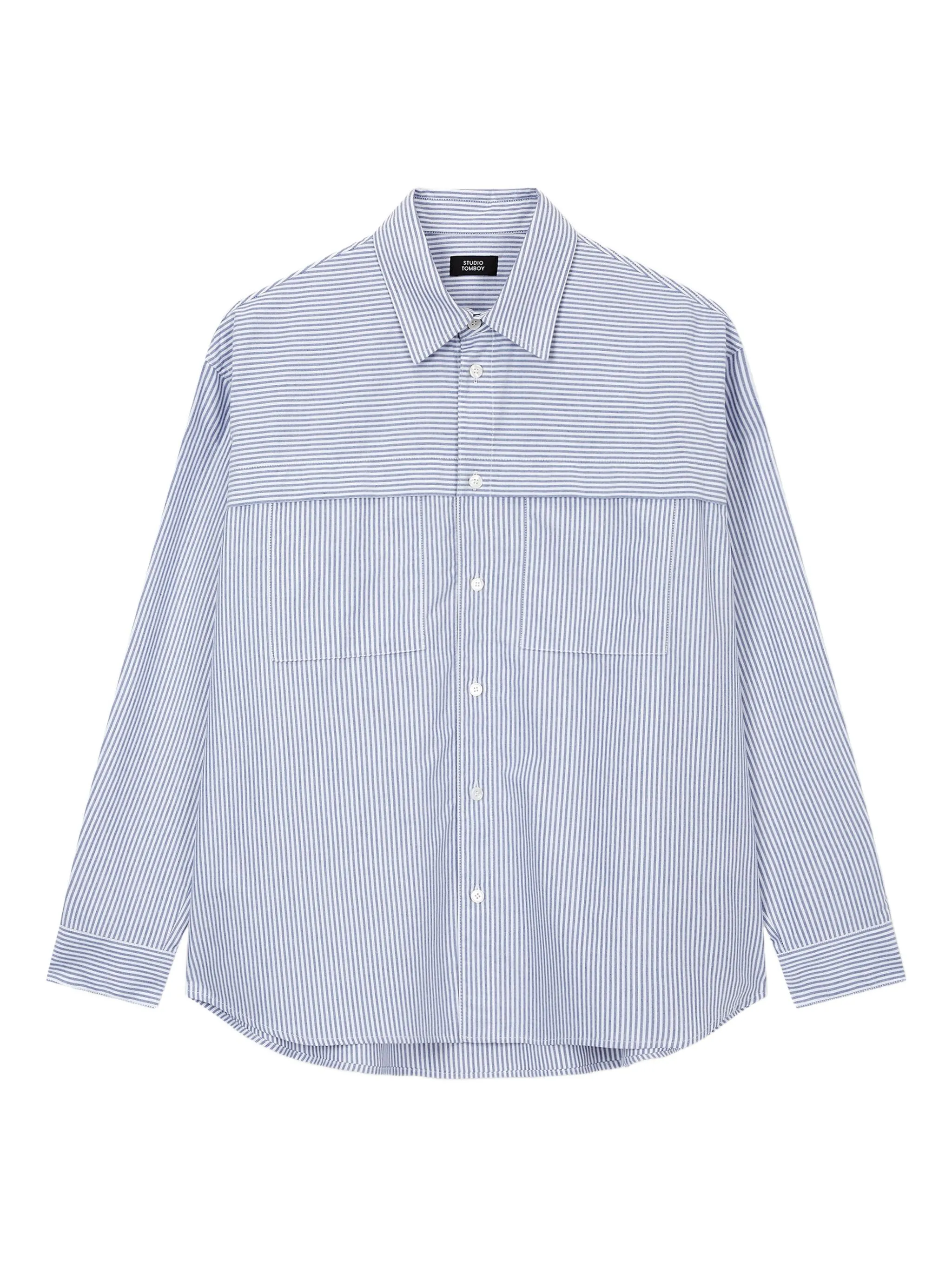 Рубашка в полоску Tomboy, синий
Рубашка в полоску Tomboy, синий
