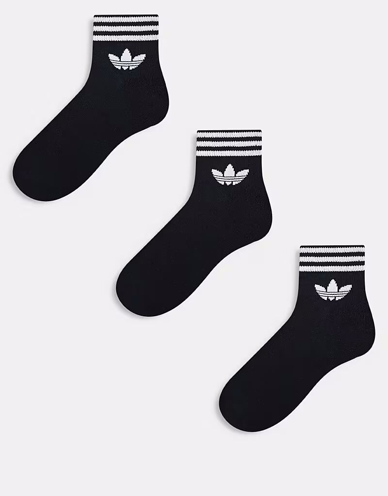 Носки adicolor Trefoil, 3 пары, черные Adidas Originals
Носки adicolor Trefoil, 3 пары, черные Adidas Originals
