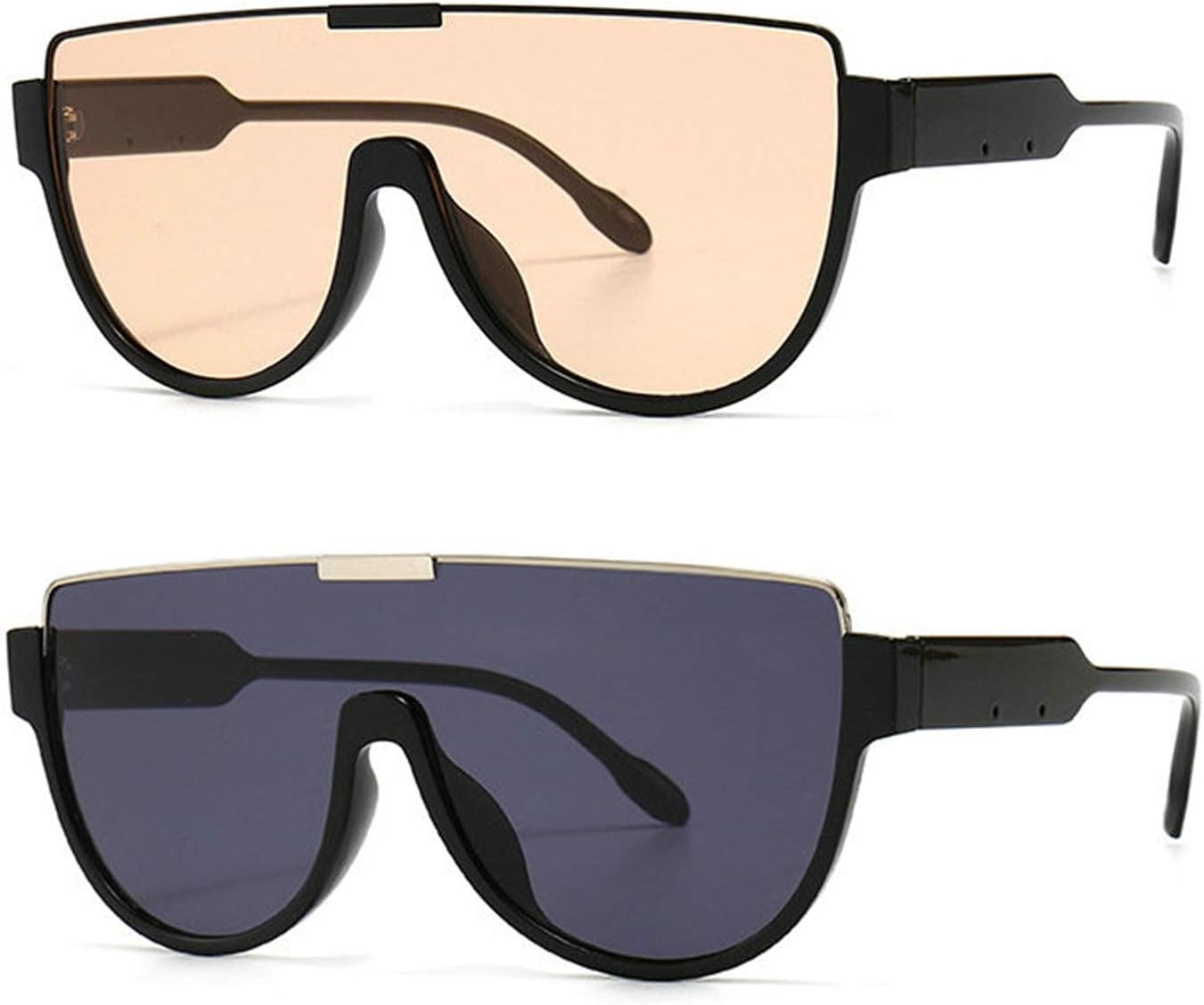 Солнцезащитные очки COTIA в стиле панк с полуободковой оправой большого размера для мужчин, цельные линзы, стильные металлические вставки, солнцезащитные очки для женщин, Black Gray&tea
Солнцезащитные очки COTIA в стиле панк с полуободковой оправой большого размера для мужчин, цельные линзы, стильные металлические вставки, солнцезащитные очки для женщин, Black Gray&tea