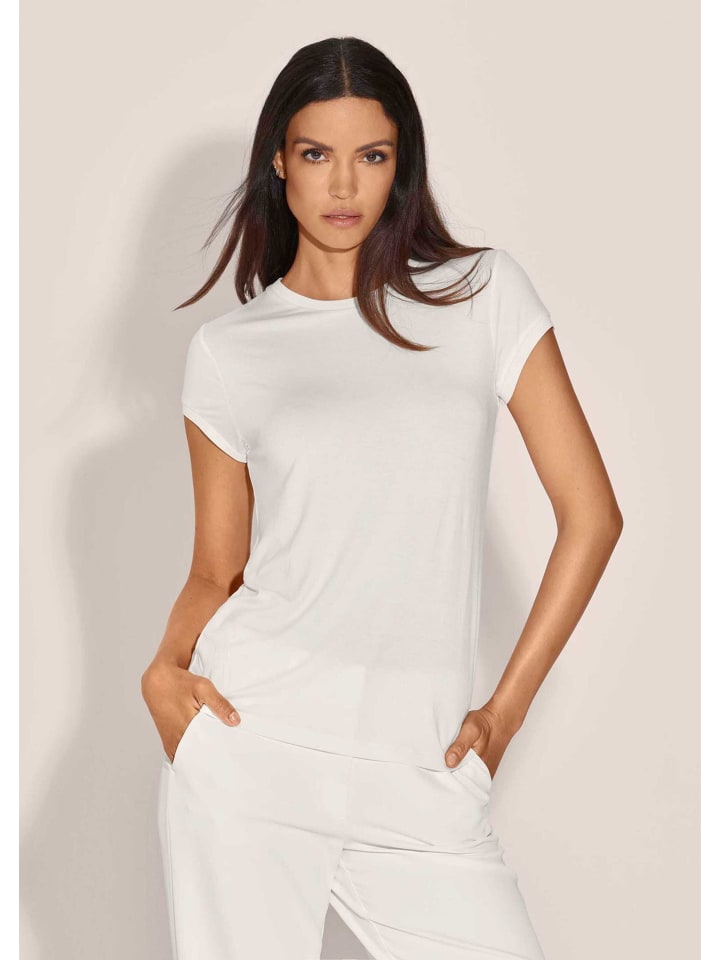 MADELEINE Базовая футболка с короткими рукавами из трикотажа кремового цвета, Бежевый, MADELEINE Базовая футболка с короткими рукавами из трикотажа кремового цвета
MADELEINE Базовая футболка с короткими рукавами из трикотажа кремового цвета, Бежевый, MADELEINE Базовая футболка с короткими рукавами из трикотажа кремового цвета