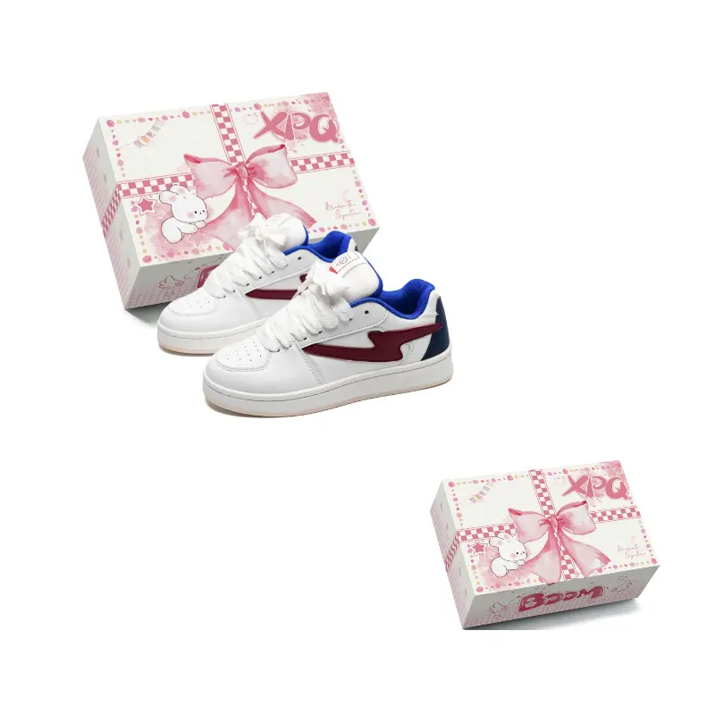 XPQ Антискользящие и износостойкие дышащие низкие скейтерские кроссовки унисекс бело-сине-красные, цвет White Blue Red
XPQ Антискользящие и износостойкие дышащие низкие скейтерские кроссовки унисекс бело-сине-красные, цвет White Blue Red