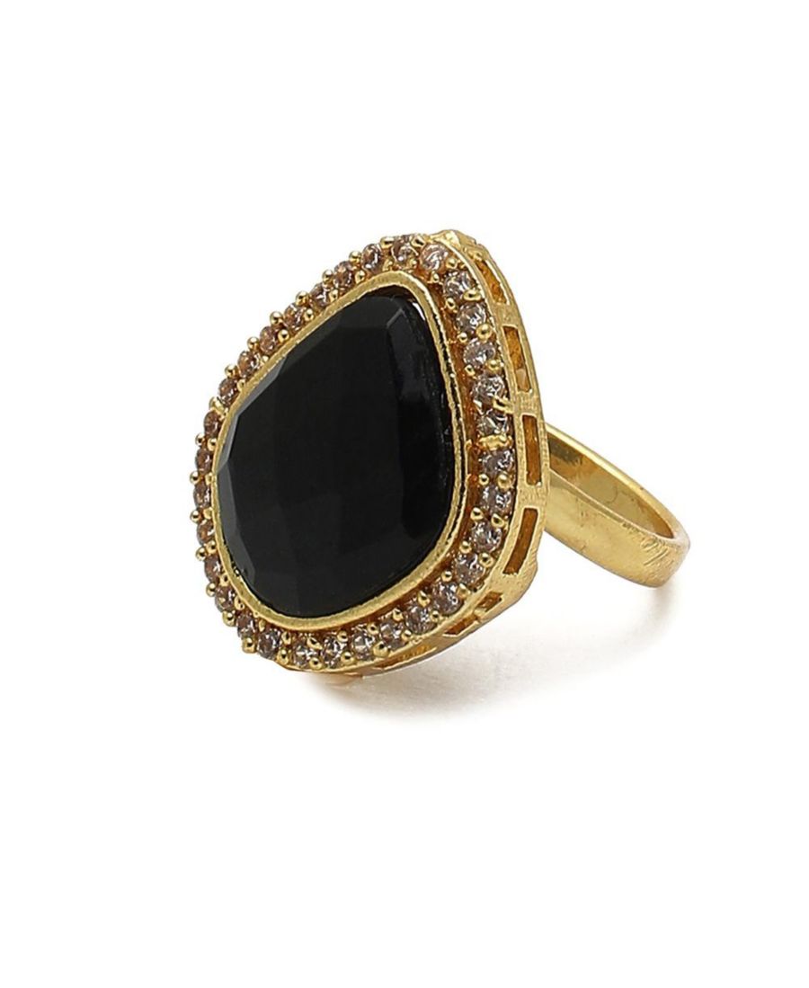 Женское кольцо с черным камнем SOHI, Black
Женское кольцо с черным камнем SOHI, Black