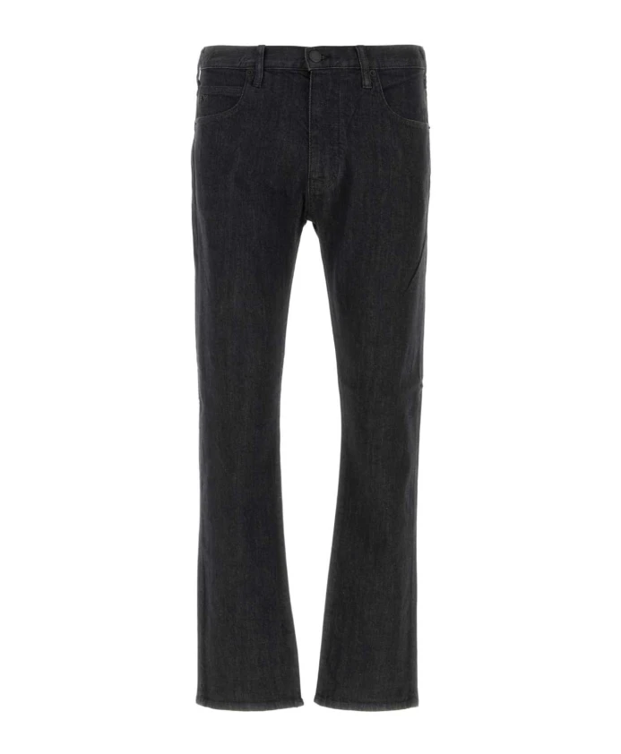 Черные джинсы из эластичного денима Emporio Armani, черный
Черные джинсы из эластичного денима Emporio Armani, черный