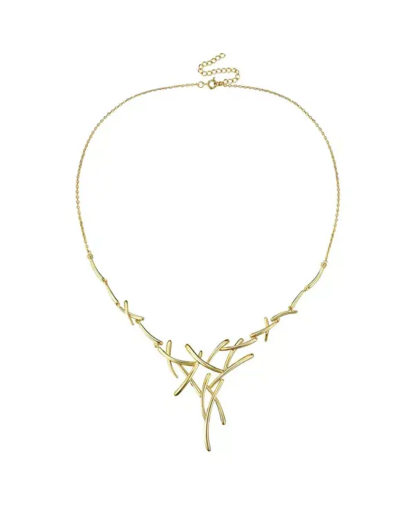 Современное эффектное ожерелье с позолоченными палочками 14 карат Rachel Glauber, gold
Современное эффектное ожерелье с позолоченными палочками 14 карат Rachel Glauber, gold