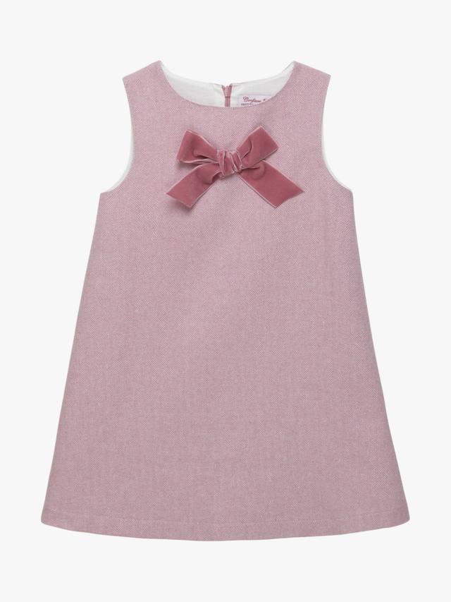 Детское платье Georgina с бантом в стиле пинaфор и узором "ёлочка" Trotters, Pink
Детское платье Georgina с бантом в стиле пинaфор и узором "ёлочка" Trotters, Pink