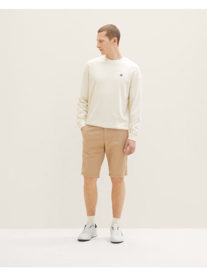 Тканевые шорты Tom Tailor, бежевый
Тканевые шорты Tom Tailor, бежевый