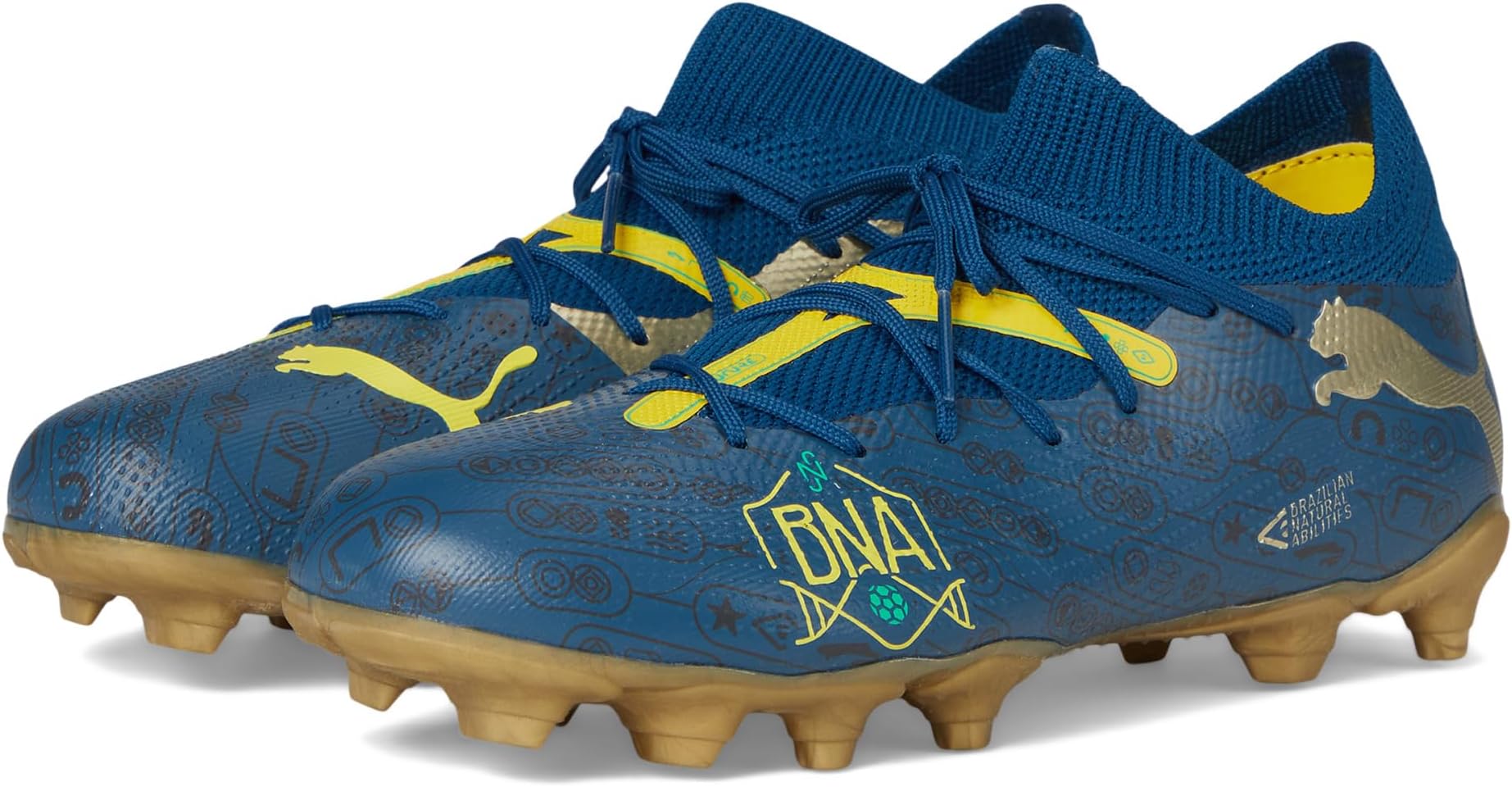 Кроссовки PUMA Kids Future Match Neymar Jr., Sailing Blue/Marine Blue/Pelé Yellow/Grassy Green/Gold
Кроссовки PUMA Kids Future Match Neymar Jr., Sailing Blue/Marine Blue/Pelé Yellow/Grassy Green/Gold