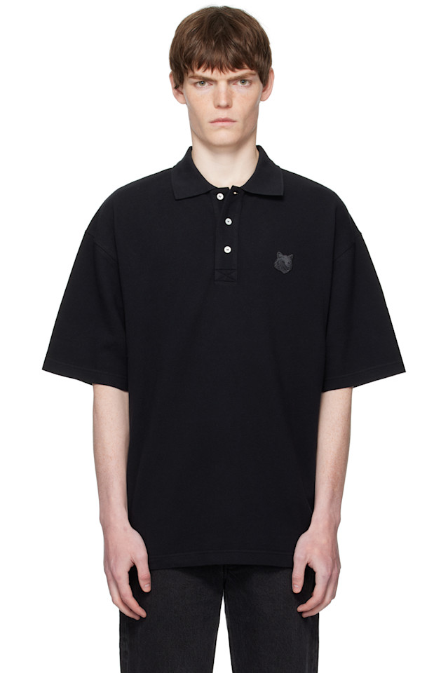 Оверсайз-поло с нашивкой в виде головы лисы Maison Kitsuné, черный
Оверсайз-поло с нашивкой в виде головы лисы Maison Kitsuné, черный