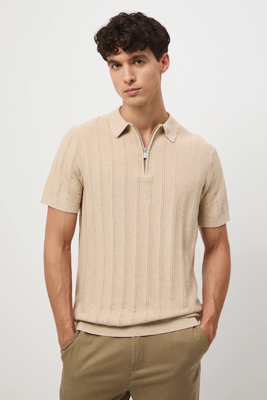 Хлопковое поло Medicine, бежевый
Хлопковое поло Medicine, бежевый