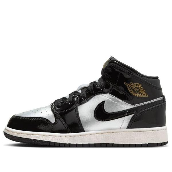 Кроссовки 1 mid se 'black metallic silver gold' Air Jordan, черный
Кроссовки 1 mid se 'black metallic silver gold' Air Jordan, черный